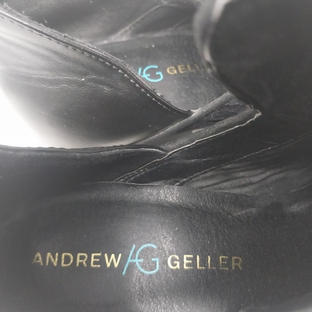 Andrew Gellar Black Suede Shoes. Size 9.5 M - Picture 12 of 16
